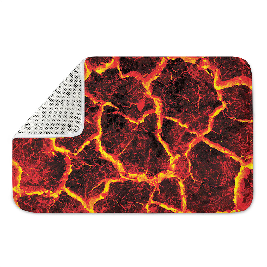 Red Lava Print Indoor Door Mat