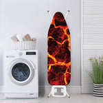 Red Lava Print Ironing Board Cover