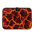 Red Lava Print Laptop Sleeve
