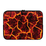 Red Lava Print Laptop Sleeve