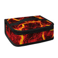 Red Lava Print Small Lunch Bag