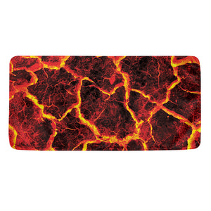 Red Lava Print Towel