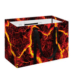 Red Lava Print Utility Tote Bag