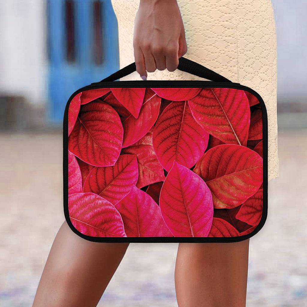 Red Leaf Print Classic Bible Case