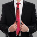Red Leaf Print Necktie