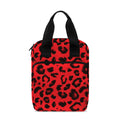 Red Leopard Print Bible Tote Bag
