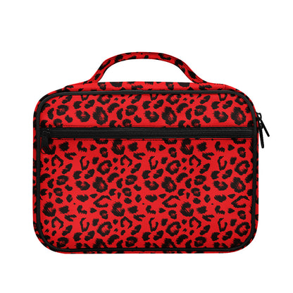Red Leopard Print Briefcase Bible Bag
