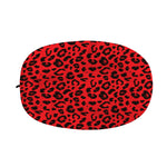 Red Leopard Print Car Side Mirror Covers