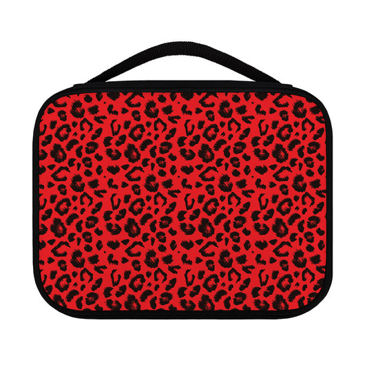 Red Leopard Print Classic Bible Case