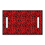 Red Leopard Print Golf Cart Seat Cover