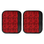 Red Leopard Print Handle Covers