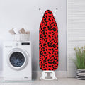 Red Leopard Print Ironing Board Cover