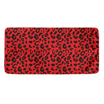 Red Leopard Print Towel