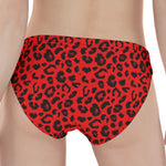 Red Leopard Print Women's Panties