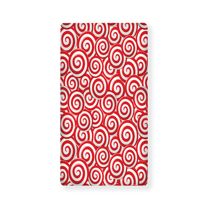 Red Lollipop Candy Pattern Print Baby Crib Sheet