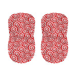 Red Lollipop Candy Pattern Print Bar Stool Covers