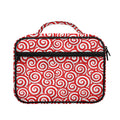 Red Lollipop Candy Pattern Print Briefcase Bible Bag