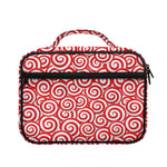Red Lollipop Candy Pattern Print Briefcase Bible Bag