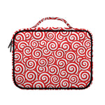 Red Lollipop Candy Pattern Print Briefcase Bible Bag