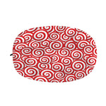 Red Lollipop Candy Pattern Print Car Side Mirror Covers