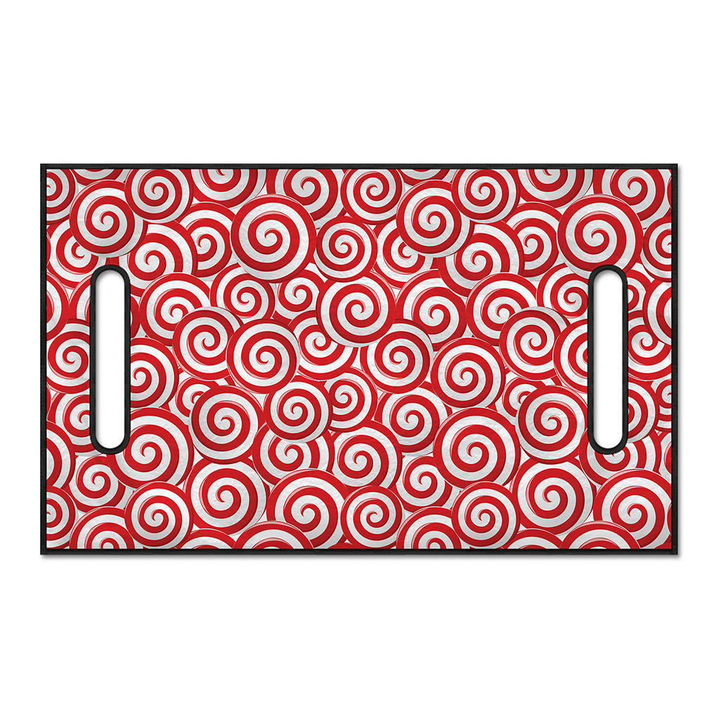 Red Lollipop Candy Pattern Print Golf Cart Seat Cover