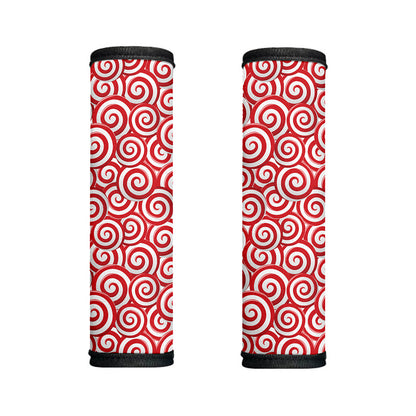 Red Lollipop Candy Pattern Print Handle Covers