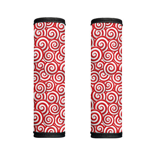 Red Lollipop Candy Pattern Print Handle Covers