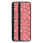 Red Lollipop Candy Pattern Print Refrigerator Handle Covers