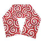 Red Lollipop Candy Pattern Print Scarf