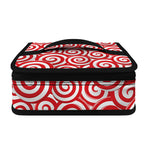 Red Lollipop Candy Pattern Print Small Lunch Bag