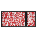 Red Lollipop Candy Pattern Print Trifold Wallet