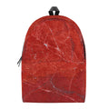 Red Marble Print School Backpack
