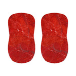 Red Marble Print Bar Stool Covers