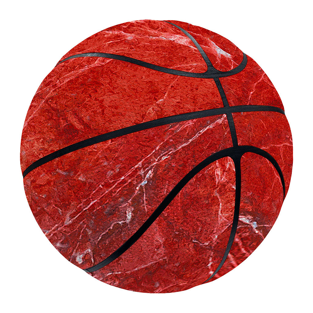 Red Marble Print Basketball