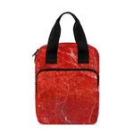 Red Marble Print Bible Tote Bag