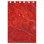 Red Marble Print Curtain