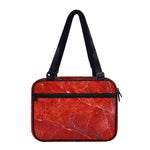 Red Marble Print Double Strap Bible Bag
