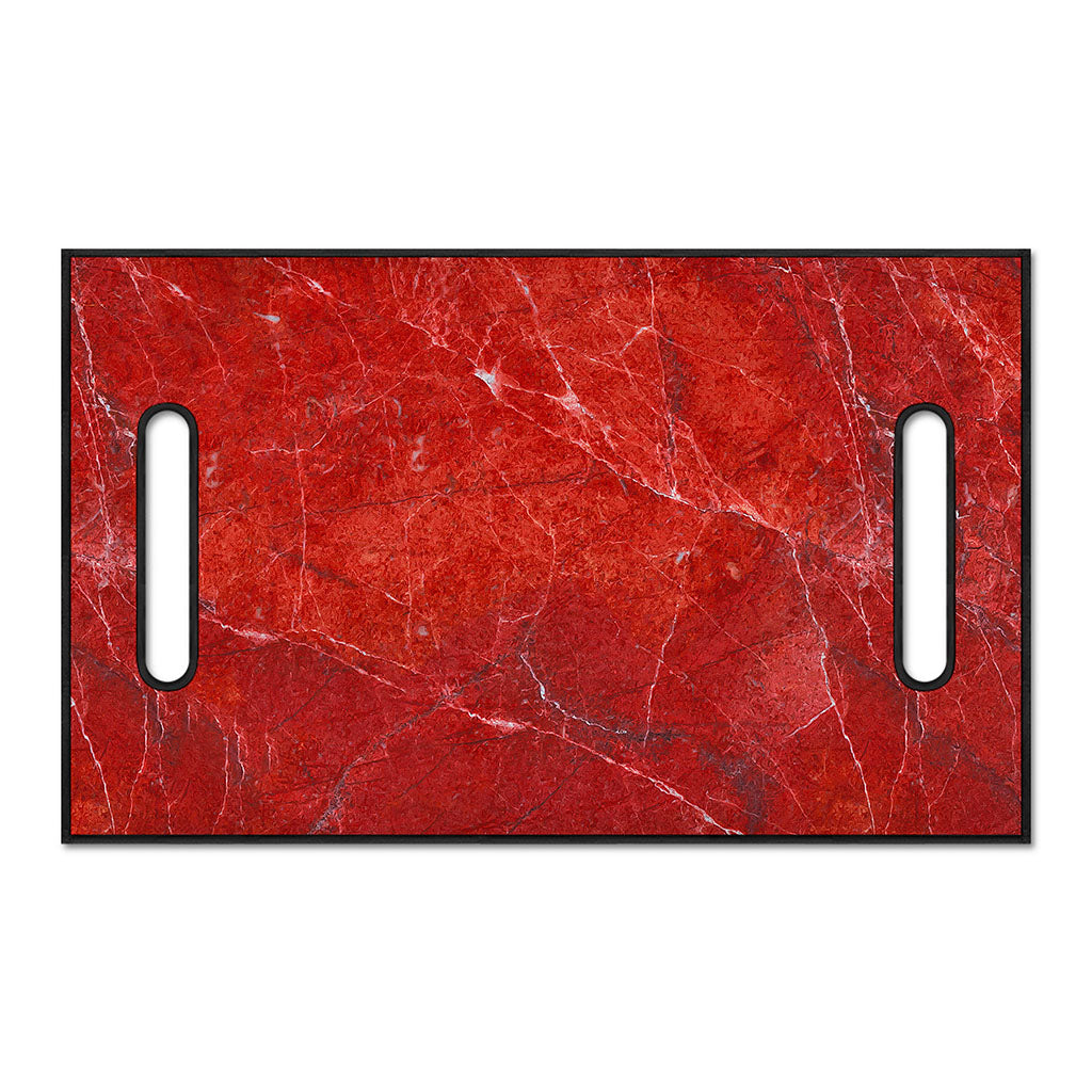 Red Marble Print Golf Cart Seat Cover