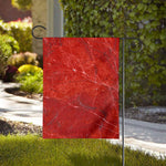 Red Marble Print House Flag