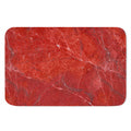Red Marble Print Indoor Door Mat