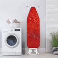 Red Marble Print Ironing Board Cover