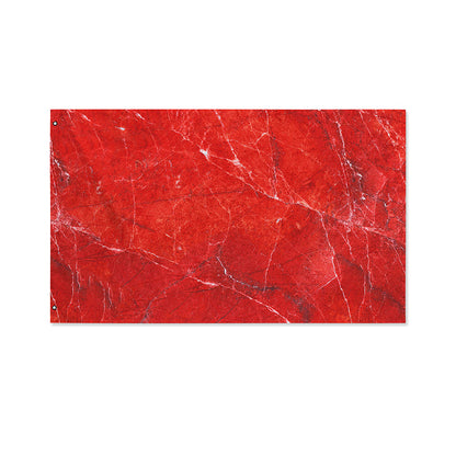 Red Marble Print Polyester Flag