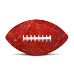 Red Marble Print Rugby Ball