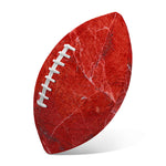 Red Marble Print Rugby Ball