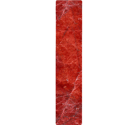Red Marble Print Table Runner