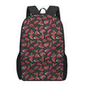 Red Meat Pattern Print 17 Inch Backpack
