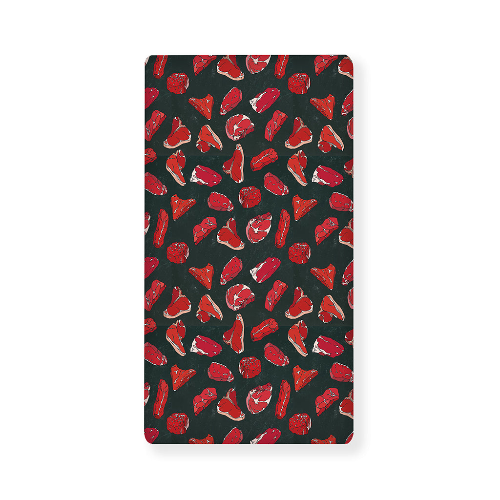 Red Meat Pattern Print Baby Crib Sheet