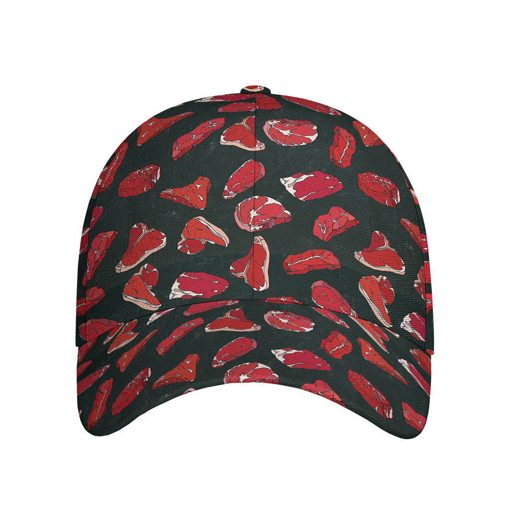 Red Meat Pattern Print Baseball Cap