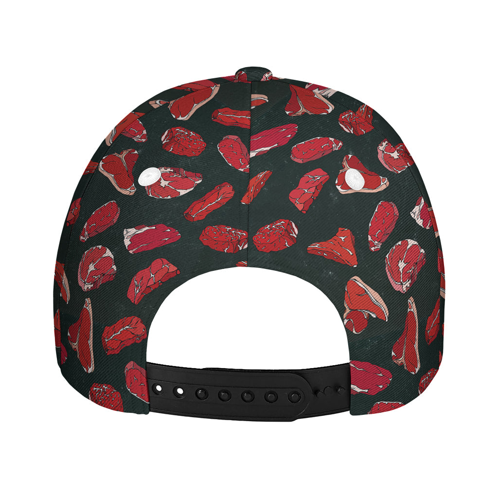 Red Meat Pattern Print Baseball Cap