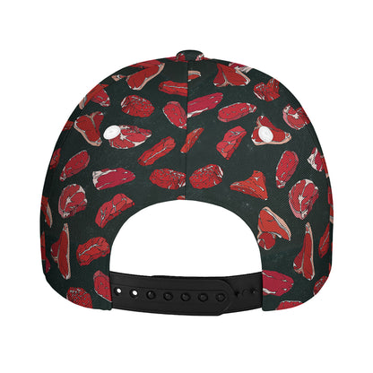 Red Meat Pattern Print Baseball Cap